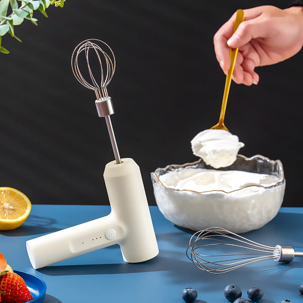 1 PCS Portable Electric Food Mixer 3 Speeds Egg Beater Baking Dough Cake Cream Mixer Kitchen Tools